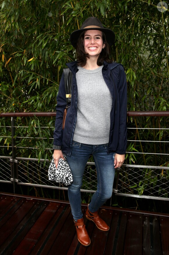 Louise Monot - People au village des Internationaux de Tennis de Roland Garros le 31 mai 2016. © Dominique Jacovides / Bestimage  Celebs attend the French Tennis Open at Roland Garros on May 31, 2016 in Paris31/05/2016 - Paris