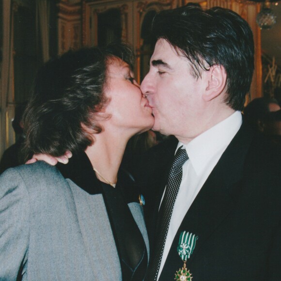Serge Lama et sa femme Michèle en 1996