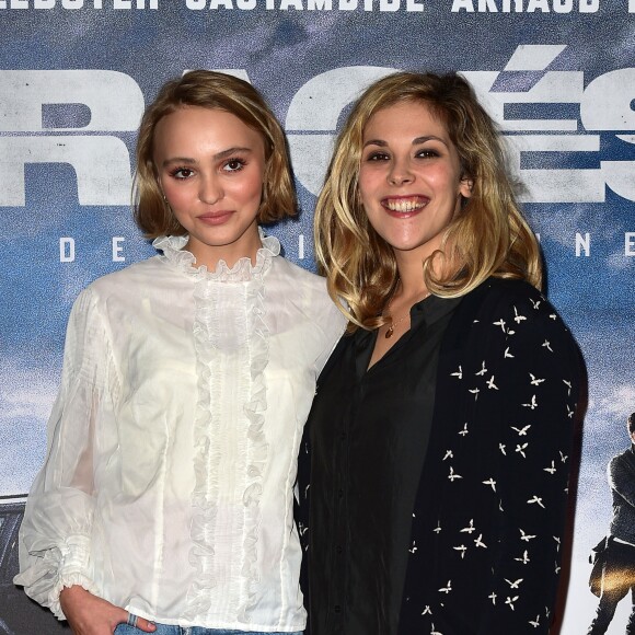 Lily-Rose Depp et Alysson Paradis - Avant-Première du film "Les Enragés" au cinéma UGC Les Halles à Paris le 28 septembre 2015.
