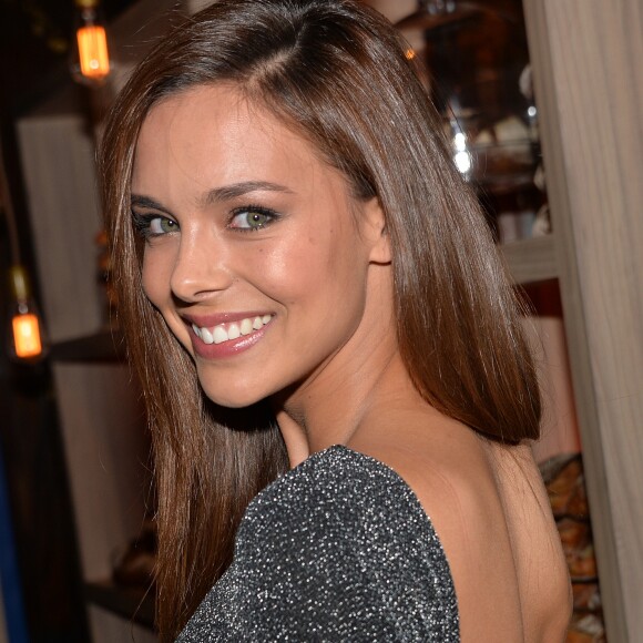 Marine Lorphelin - Soirée " La boulangerie Bleue" chez Maxim's à Paris le 23 septembre 2015.