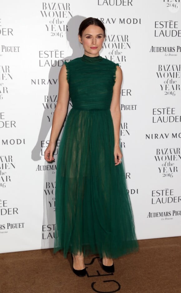 Keira Knightley - Harper's Bazaar Woman of the Year Awards 2016 au Claridge's. Londres, le 31 octobre 2016.