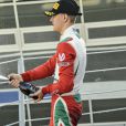 Mick Schumacher, le fils de Michael Schumacher, remporte le grand prix de Monza en formule 4 à Monza le 30 octobre 2016.