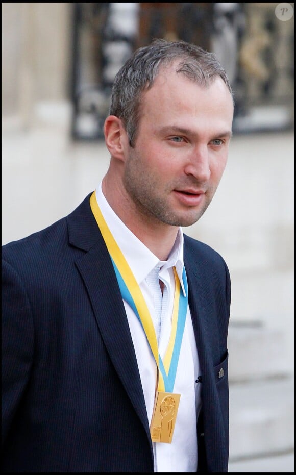 L'équipe de France de handball, championne du monde pour la quatrième fois, a été reçue par Nicolas Sarkozy au palais de l'Elysée le 31 janvier 2011.