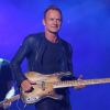 Le chanteur Sting en concert pour la cérémonie de clôture du "New Wave international music competition" à Sochi, Russia, le 9 septembre 2016.