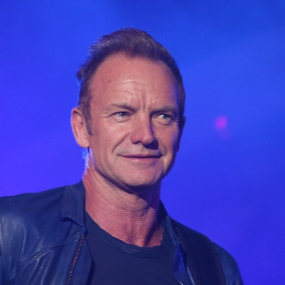 Le chanteur Sting en concert pour la cérémonie de clôture du "New Wave international music competition" à Sochi, Russia, le 9 septembre 2016.