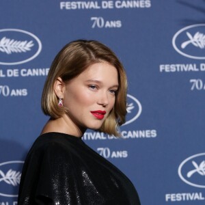 Léa Seydoux enceinte - Soirée à l'occasion des 70 ans du tout premier festival de Cannes à l'école des Beaux Arts à Paris, le 20 Septembre 2016. © Dominique Jacovides/Bestimage