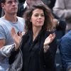 Noura El Shwekh assiste au match Jo-Wilfried Tsonga vs. Milos Raonic au BNP Paribas Tennis Masters Paris 2016. Paris, le 4 novembre 2016.
