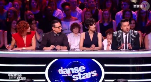 Fauve Hautot, Jean-Marc Généreux, Marie-Claude Pietragalla, Chris Marques - "Danse avec les stars 7, sur TF1. Samedi 5 novembre 2016.