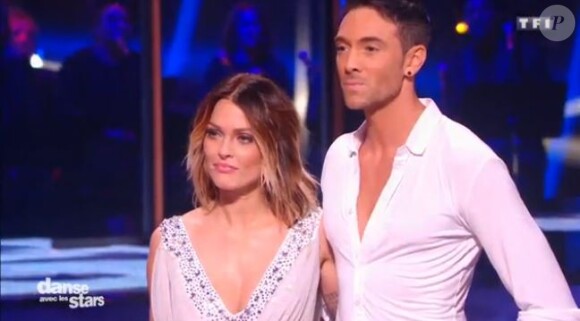 Caroline Receveur et Maxime Dereymez - "Danse avec les stars 7, sur TF1. Samedi 5 novembre 2016.