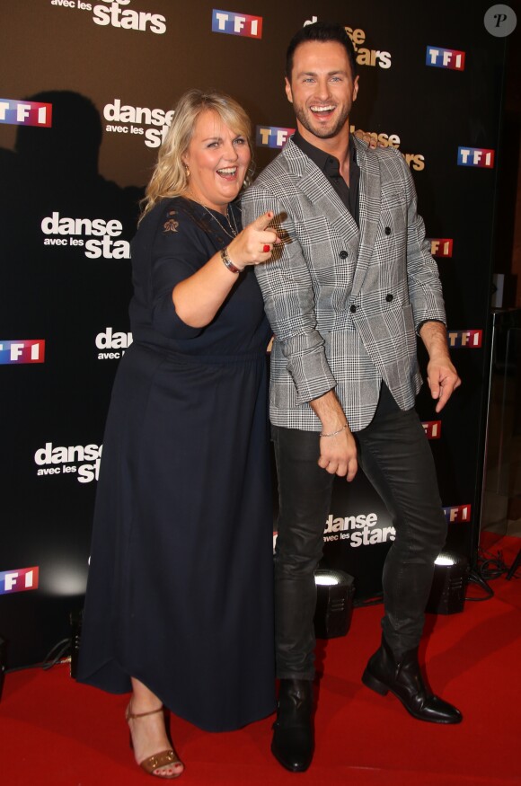 Valérie Damidot et Christian Millette au photocall de l'émission "Danse Avec Les Stars - Saison 7" à Boulogne-Billancourt, le 28 septembre 2016. © Denis Guignebourg/Bestimage