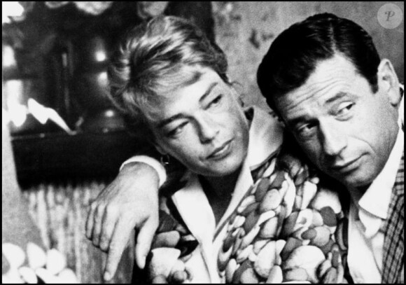 Simone Signoret et Yves Montand