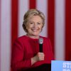 La candidate démocrate à l'élection présidentielle américaine, Hillary Clinton en campagne à Coconut Creek, Floride, Etats-Unis, le 25 octobre 2016.