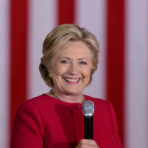 La candidate démocrate à l'élection présidentielle américaine, Hillary Clinton en campagne à Coconut Creek, Floride, Etats-Unis, le 25 octobre 2016.