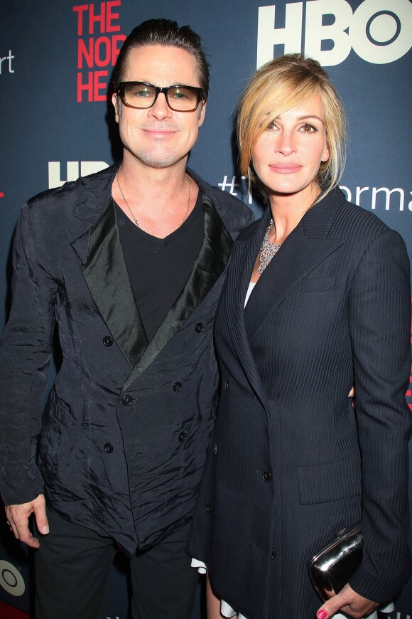 Brad Pitt et Julia Roberts à New York City, le 12 mai 2014.