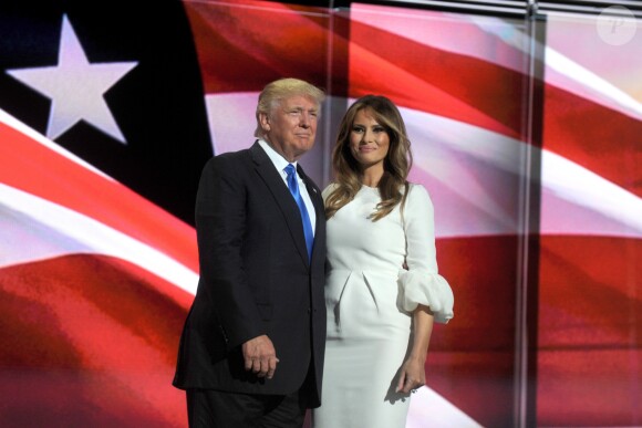Donald et Melania Trump à Cleveland, le 18 juillet 2016.