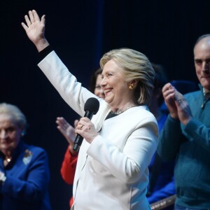 Hillary Clinton lors du "GOTV (Get Out The Vote)" à Philadelphie. Le 5 novembre 2016