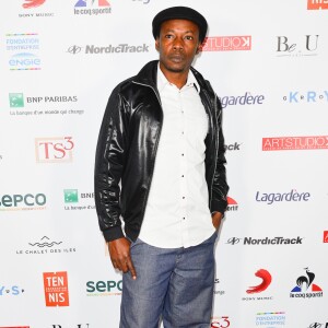 MC Solaar à la soirée de gala des 20 ans de l'association "Fête le Mur" de Yannick Noah au Chalet des Iles à Paris le 9 novembre 2016.