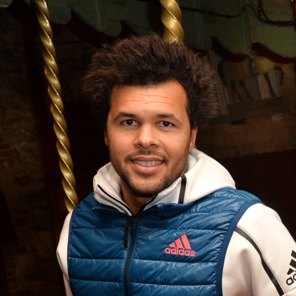 Jo-Wilfried Tsonga (Ambassadeur de Capri-Sun) - Capri-Sun parraine SOS Villages d'Enfants et offre à 20 jeunes de l'association un goûter avec son ambassadeur Jo-Wilfried Tsonga au Musée des Arts Forains à Paris, France, le 9 novembre 2016.