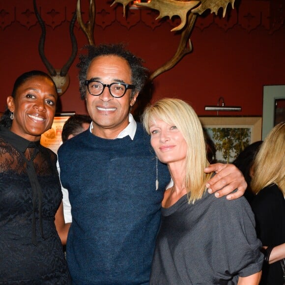 Marie-José Pérec, Yannick Noah et sa compagne Isabelle Camus - Soirée de gala des 20 ans de l'association "Fête le Mur" de Yannick Noah au Chalet des Iles à Paris le 9 novembre 2016. © Coadic Guirec/Bestimage09/11/2016 - Paris