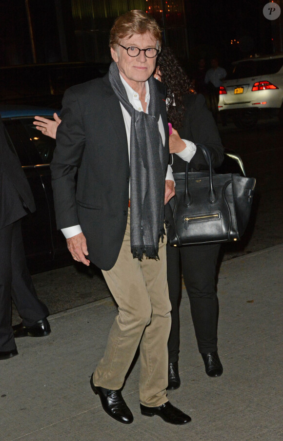 Robert Redford à la soirée Giorgio Armani à New York, le 7 octobre 2015