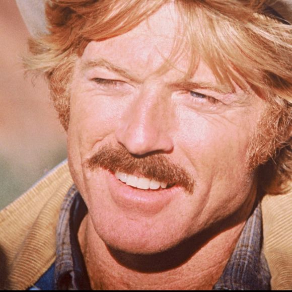 ROBERT REDFORD SUR LE TOURNAGE DU FILM "LE CAVALIER ELECTRIQUE" 08/01/1980 -