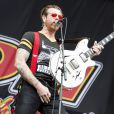 Jesse Hughes, le chanteur du groupe Eagles of Death Metal en concert au festival annuel de musique Way Out West à Göteborg, le 13 août 2016.