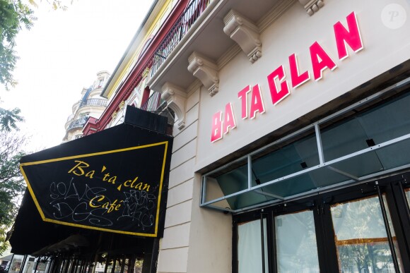 La nouvelle façade du Bataclan à Paris, le 27 octobre 2016.