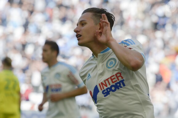 Florian Thauvin lors du match Marseille-Nantes au Stade-Velodrome de Marseille le 24 avril 2016.