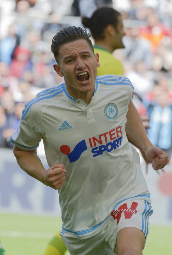 Florian Thauvin lors du match Marseille-Nantes au Stade-Velodrome de Marseille le 24 avril 2016.