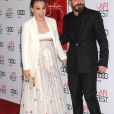 Pablo Larrain, Natalie Portman enceinte à la première de 'Jackie' à Hollywood, le 14 novembre 2016