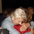 Isabelle Huppert et Paul Verhoeven (réalisateur du film "Elle") - Isabelle Huppert reçoit un hommage lors du festival international du film de Los Angeles (AFI Fest) et projection du film "Elle", le 13 novembre 2016.