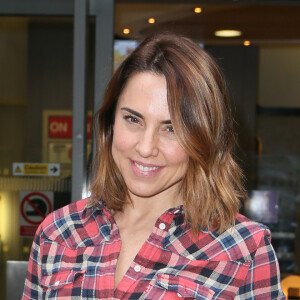 Melanie Brown (Mel C) quitte les studios de la BBC radio à Londres le 16 December 2015.