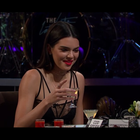 Kendall Jenner dans l'émission "The Late Late Show with James Corden" le 16 novembre 2016