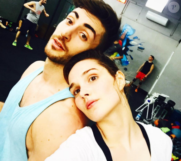 Camille pose avec son chéri Gabriele sur Instagram, après une séance de sport

