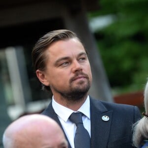 Leonardo Dicaprio - People à la célébration du 35e anniversaire de la journée internationale de la paix à l'ONU à New York le 16 septembre 2016.