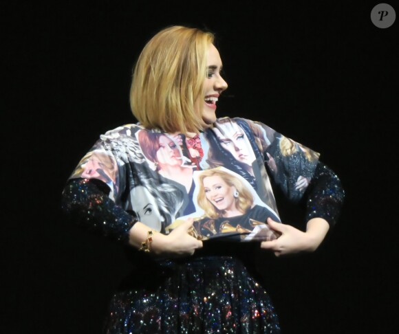 Adele à la Talking Stick Arena de Phoenix, en Arizona, le 21 novembre 2016