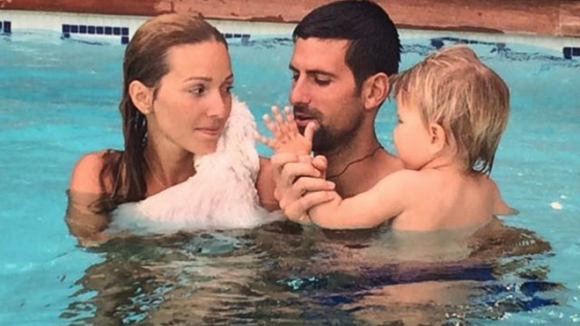Novak Djokovic : Avec Jelena et leur petit Stefan, enfin les vacances...