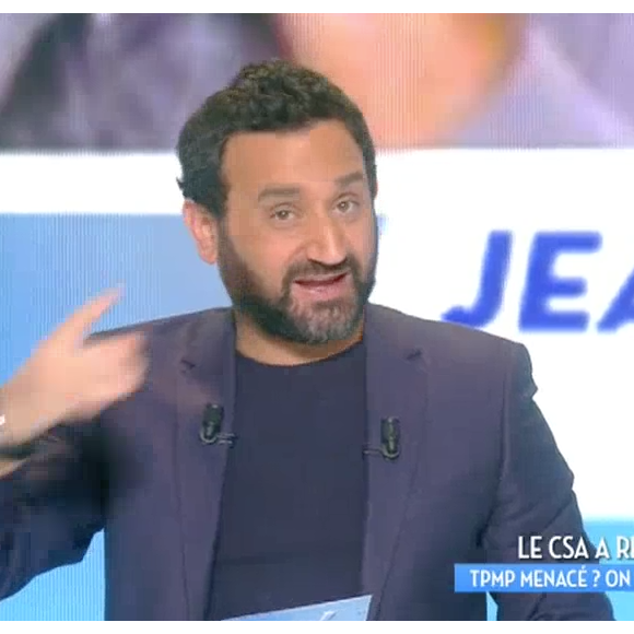 Cyril Hanouna répond au CSA dans l'émission "Touche pas à mon poste" sur C8. Le 23 novembre 2016.