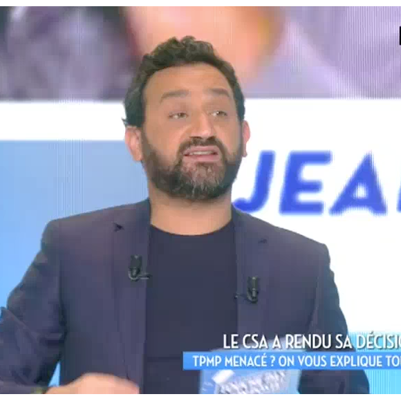 Cyril Hanouna répond au CSA dans l'émission "Touche pas à mon poste" sur C8. Le 23 novembre 2016.