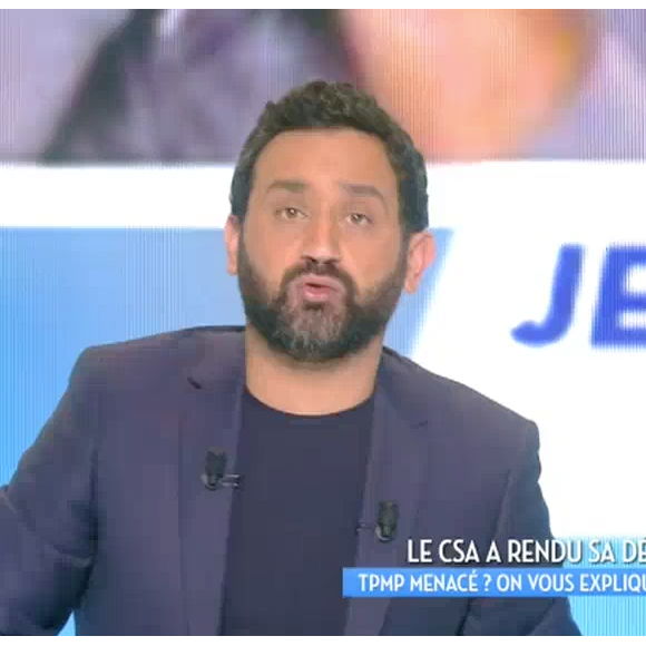 Cyril Hanouna répond au CSA dans l'émission "Touche pas à mon poste" sur C8. Le 23 novembre 2016.