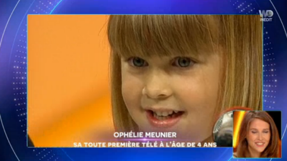 Ophélie Meunier : Émue de revoir sa participation à "L'école des fans" à 4 ans