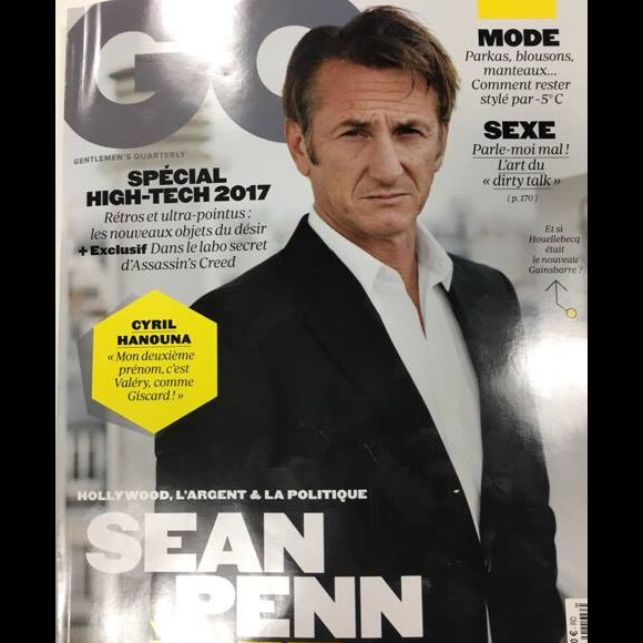 GQ, novembre 2016.