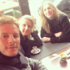 Matthieu Delormeau et ses soeurs le 24 novembre 2016.