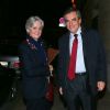Exclusif - François Fillon et sa femme Penelope arrivent à leur domicile parisien après le grand débat de la primaire de la droite et du centre de l'entre-deux-tours. Paris, le 24 novembre 2016.