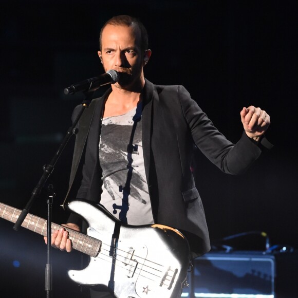 Exclusif - Le chanteur Calogero - Enregistrement de l'émission "La Chanson de l'Année, Fête de la Musique" à Nîmes, le 19 juin 2015