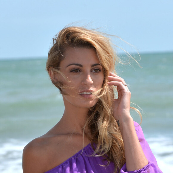 Sveva Alviti, la belle italienne qui va incarner Dalida dans le bopic réalisé par Lisa Azuelos, à Venise en août 2014.