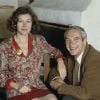 En France, Marie-Josephe Guers avec son mari Paul Guers en mai 1988.