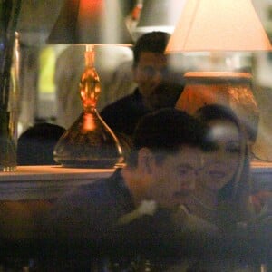 Exclusif - Mariah Carey est allée diner avec Bryan Tanaka (son danseur sur scène) au restaurant Berris à West Hollywood. Depuis sa séparation officielle du 27 octobre 2016 avec son ex compagnon James Packer, Mariah semble passer beaucoup de temps avec ce nouveau compagnon… Le 2 novembre 2016