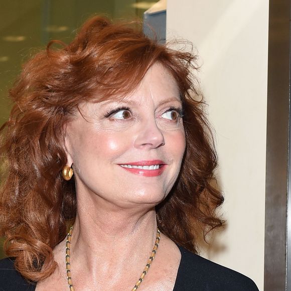 Susan Sarandon en robe de soirée arrive au festival du film de Taormina le 12 juin 2016.