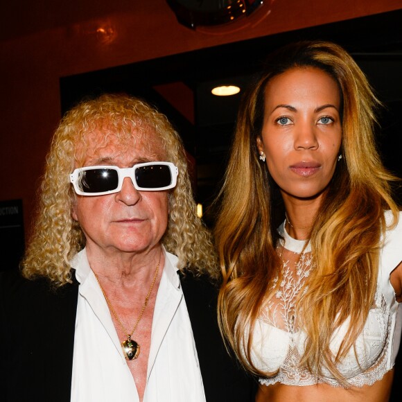 Michel Polnareff, sa compagne Danyellah - People assistant au concert de Michel Polnareff à l'Olympia à Paris le 14 juillet 2016. © Coadic Guirec / Bestimage